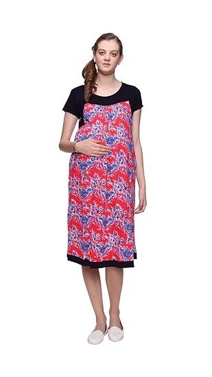 Printed Maternity Dress