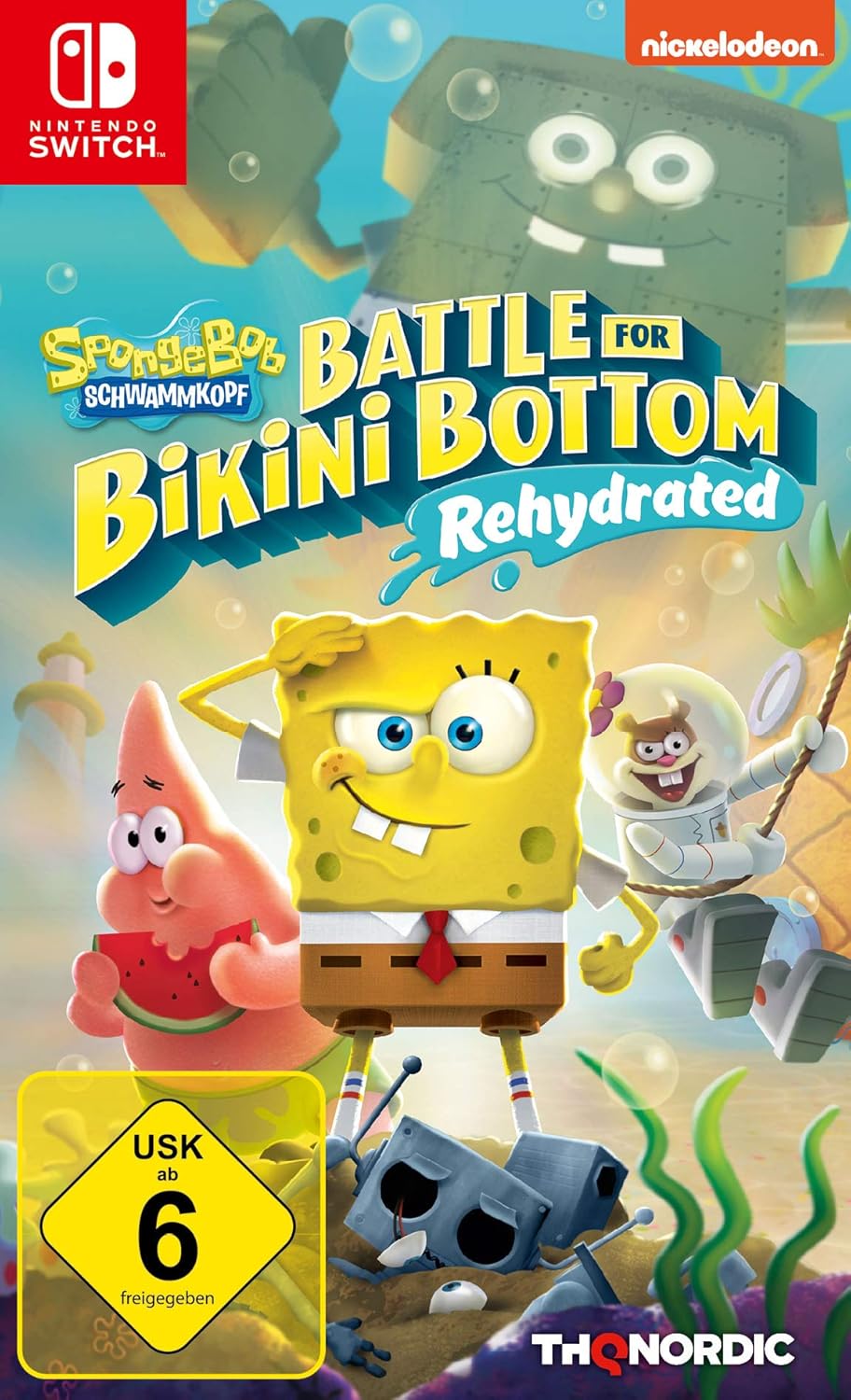 Spongebob Squarepants Battle For Bikini Bottom Rehydrated Nintendo Switch Amazon Nl
