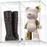 Boot Organizer for Extra Tall Boots, 23.6'' Big Acrylic-Look Display Case | Clear magnetic door.Stackable.Keep tall boots upright.Ideal for knee-high &amp; riding boot,fashion boots,tall collectible,1 Pack