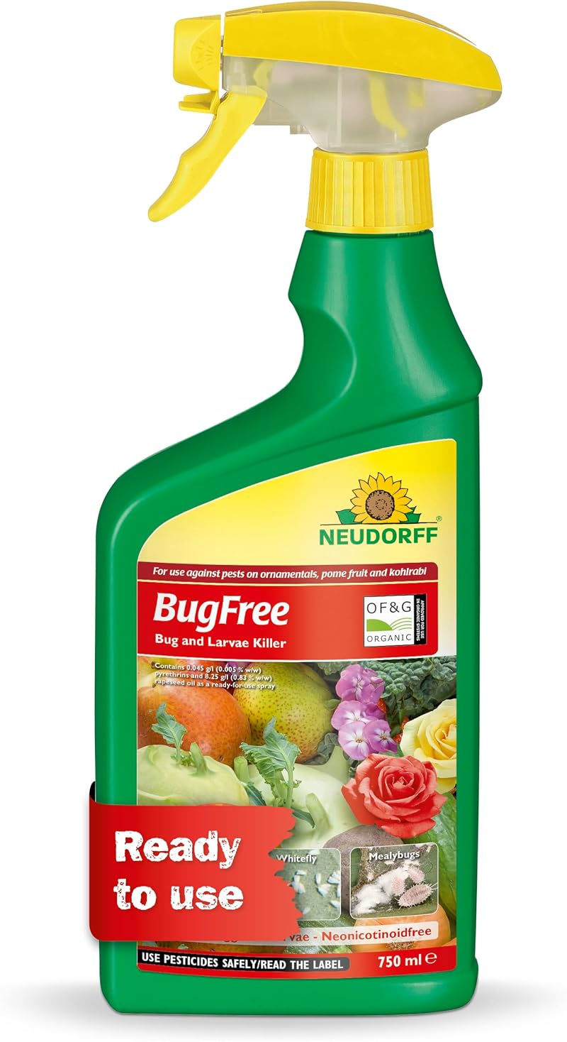 Neudorff BugFree Bug and Larvae Killer RTU 750 ml Spruzit AF Insect Control