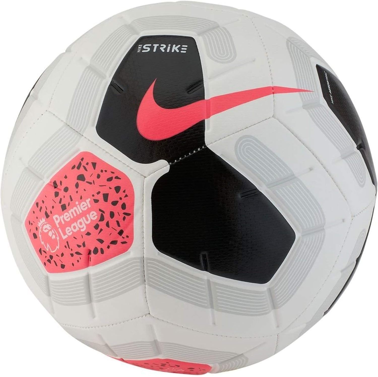 Amazon.com: Nike Premier League Strike Ball (White/Black/Cool Grey/Racer Pink, 3): Sports & Outdoors