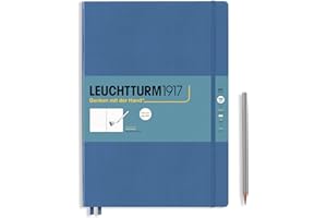 Leuchtturm1917 - Master A4 Hardcover Sketchbook (Denim) - 112 Pages of 150g/m² paper