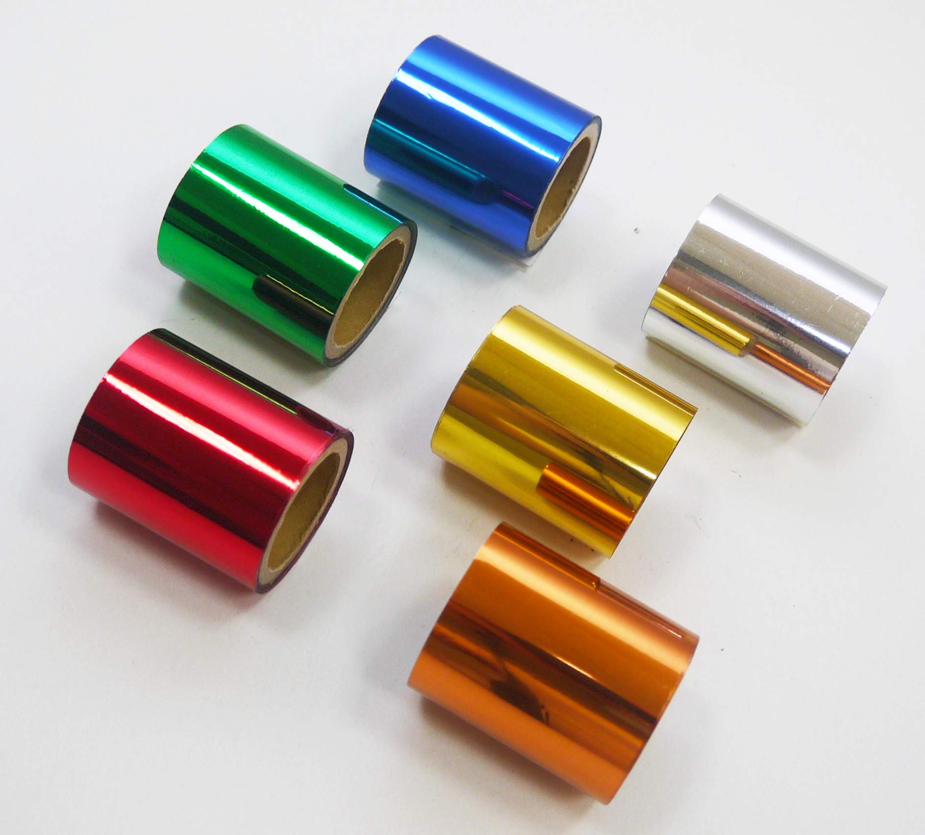 KINGTOOL Hot Foil Paper, Hot Foil Roll Used with Hot Foil Pen (1.57"x197" (4cm x 5Meter), Standard Color)