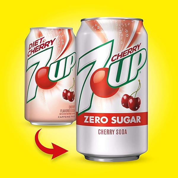 7-UP DIET CHERRY SOFT DRINK, 12 FL OZ (PACK OF 24)