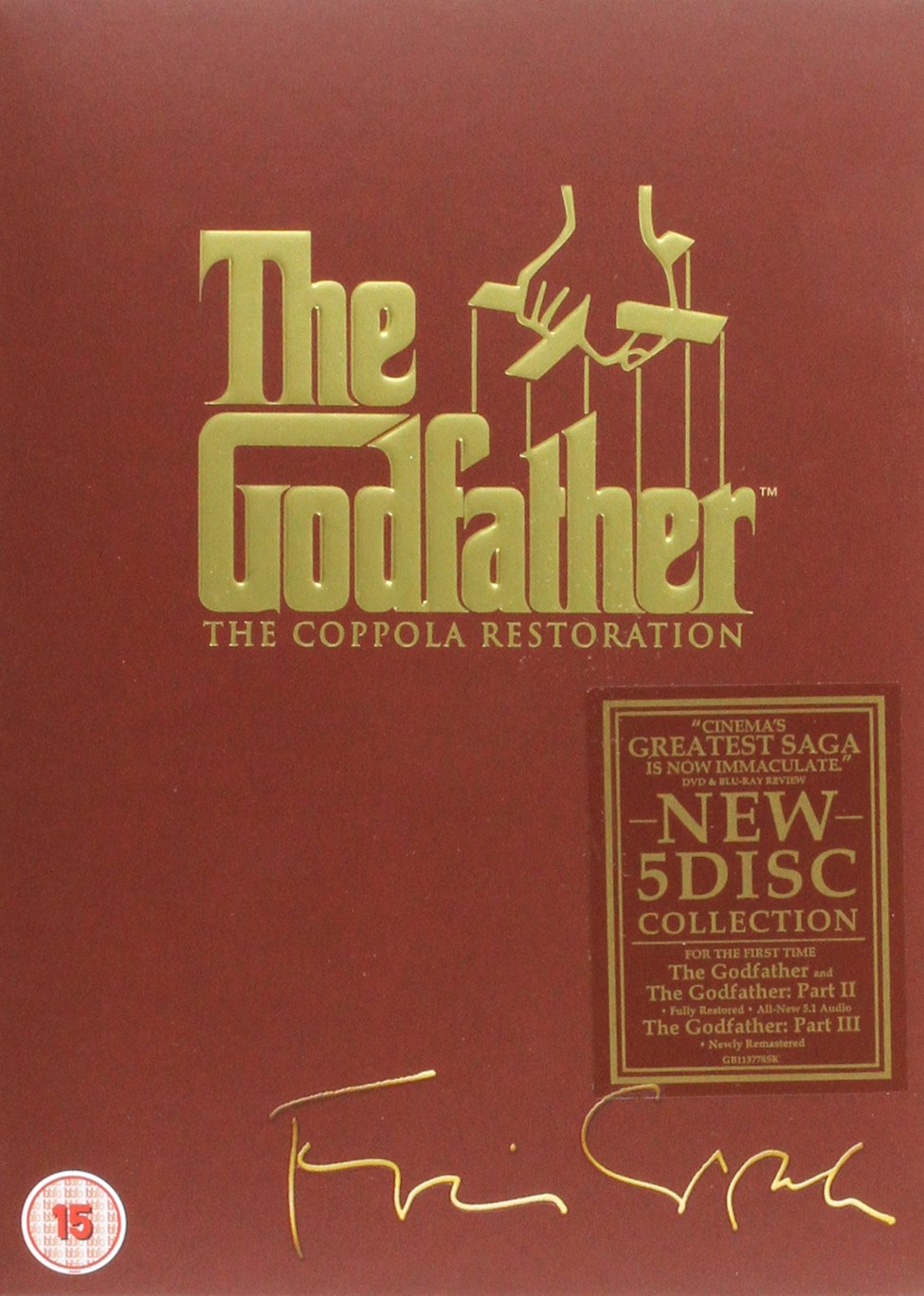 The Godfather Trilogy: The Coppola Restoration [DVD]