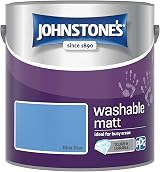 Johnstone's Blue Star Matt Emulsion Washable Paint 2.5L - Durable Stain