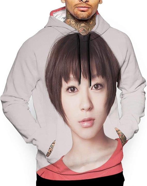 Amazon Co Jp 秋冬服カジュアル 宇多田ヒカル 7 長袖 パーカー おしゃれ 付き シンプル 面白 プリント カ メンズ 暖かい スウェット カップル 通学 防寒 保温する スポーツ プルオーバー 男女兼用 服 ファッション小物