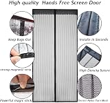 YRH Magnetic Fly Screen Door 120x220cm Heavy Duty No Drill Self-Sealing Mesh view 3