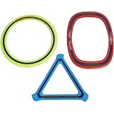 Aerobie 3-Piece Flying Ring Combo Pack with Pro Ring, Orbiter Boomerang, and Pro Blade, Lightweight Kids Toys for Disc Golf &amp; Outdoor Games, Ages 5+