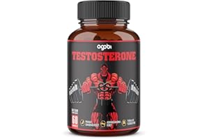 agobi Testosterone Supplement for Men - 11 Potent Herbs - Ashwagandha, Tribulus, Ginseng & More - 60 Capsules for 1 Month