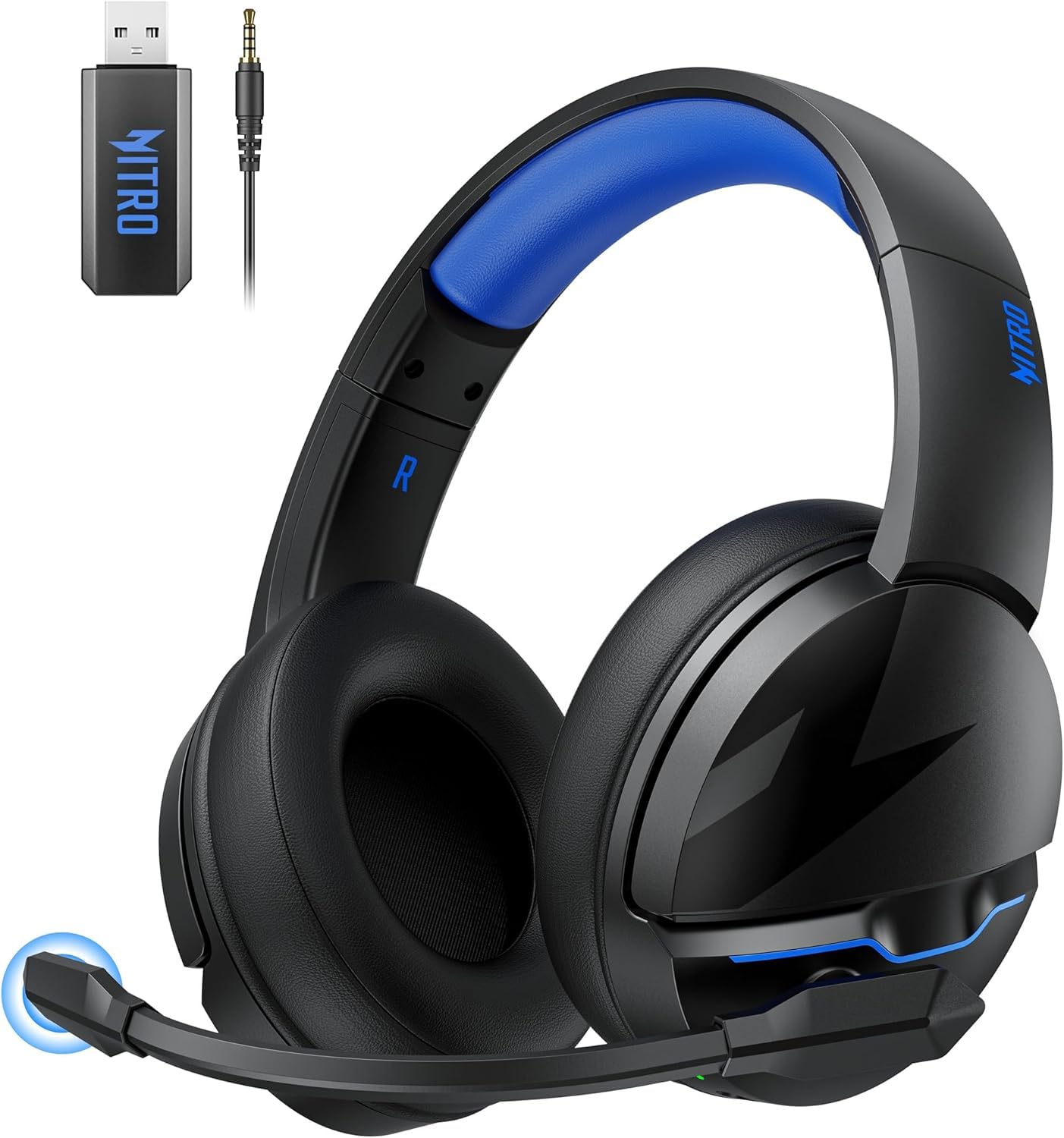 Photo 1 of /** MISSING USB**
Acer 2.4GHz Flex Wireless Gaming Headset | Non-Stop 100H Battery | Dynamic 50mm Drivers | Clear Voice Mic | Bluetooth5.3, 3.5mm | Gaming Headphones for PC, PS4, PS5