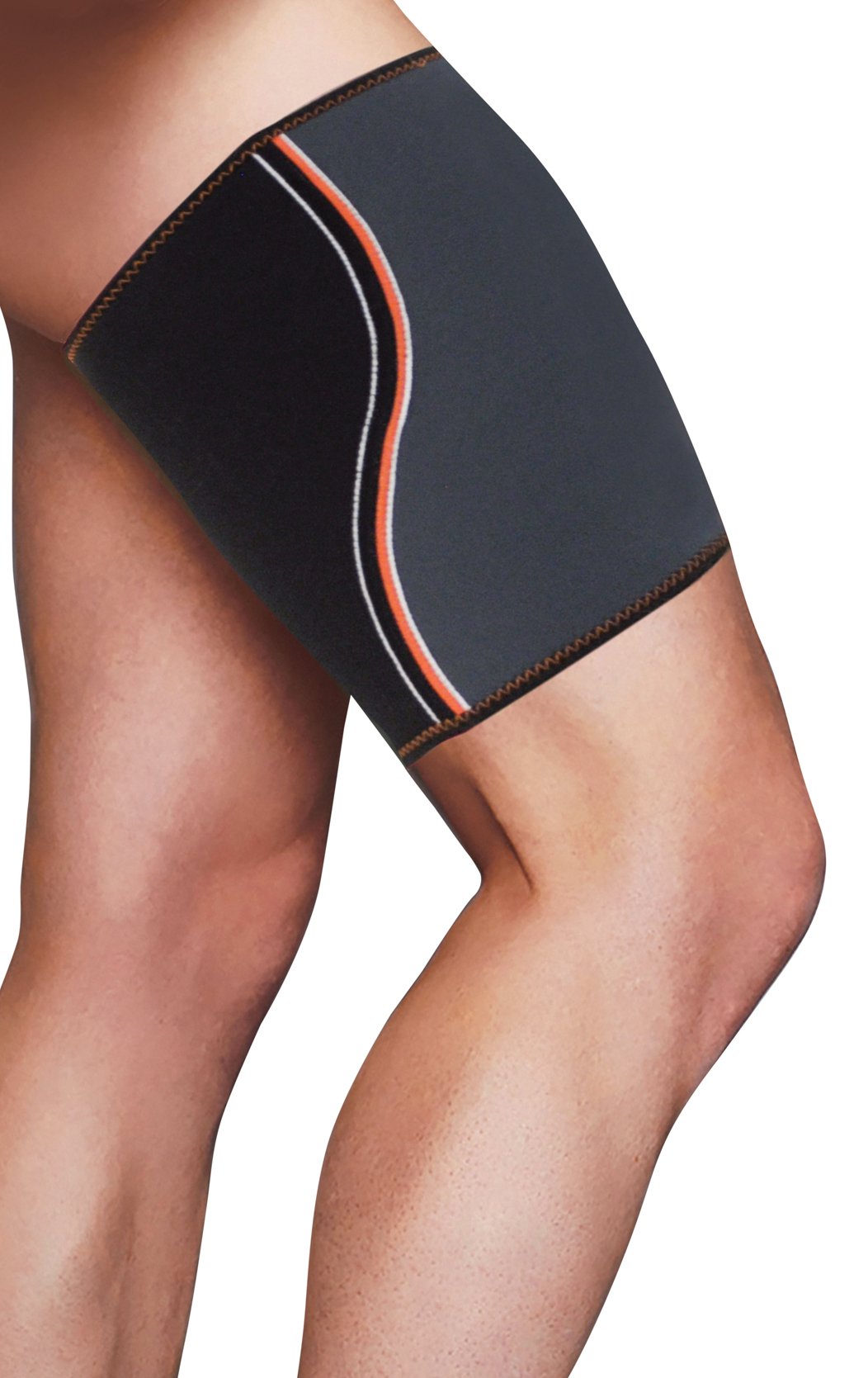 Aidapt Extra Large Elasticated Compression Rehabilitation Support for Hamstring and Quad Injuries, Strained and Pulled Thigh Muscles Aid for Men and Women