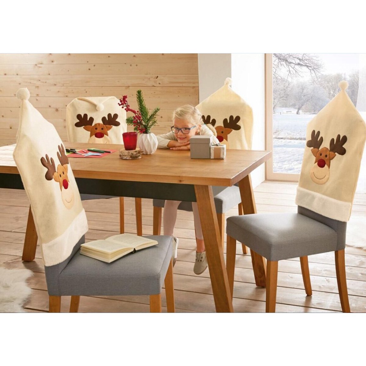 Best Christmas Chair Covers For Dining Room 6