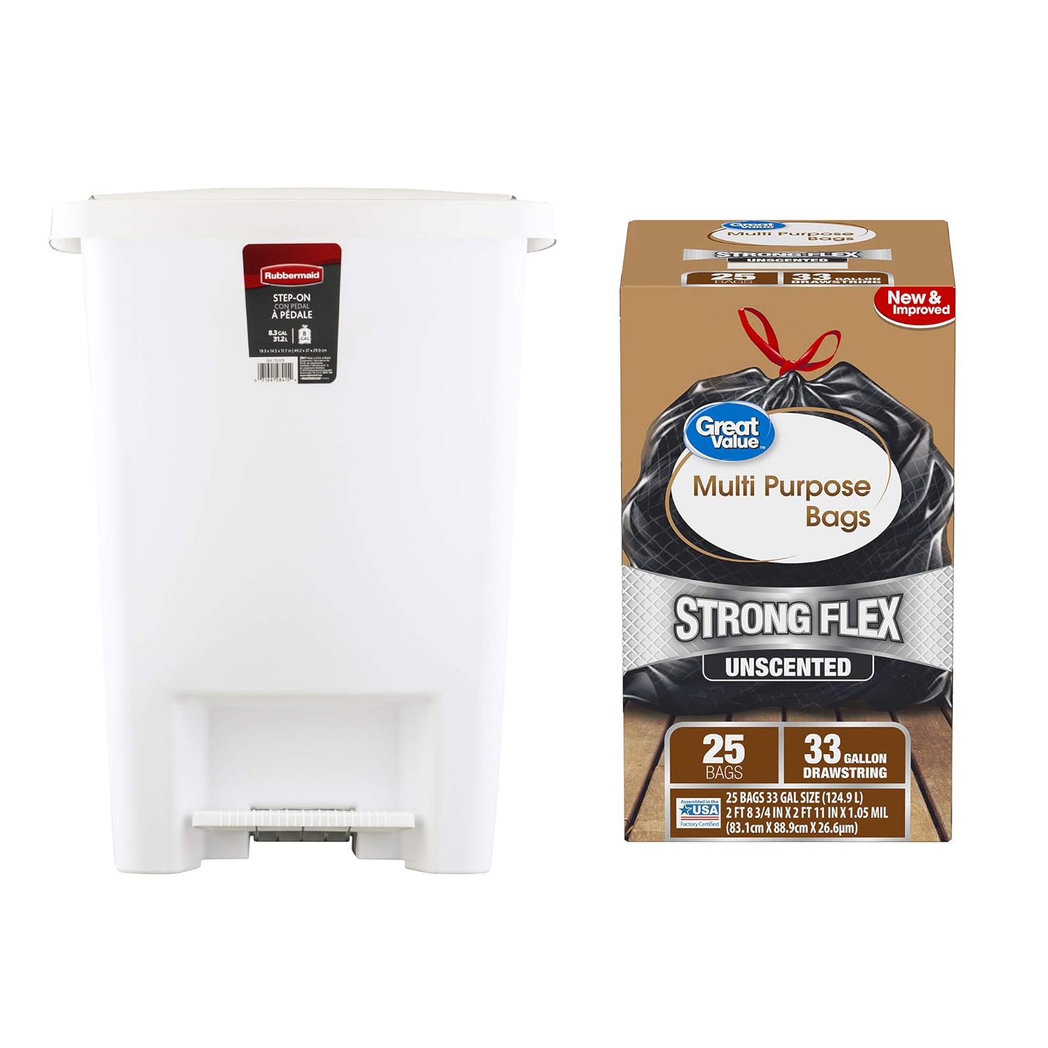 Which Is The Best Rubbermaid Stepon Trash Can 83 Gal