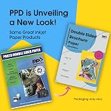 PPD 50 Sheets A4 Inkjet Brochure Paper 140gsm Glossy Double Sided view 2