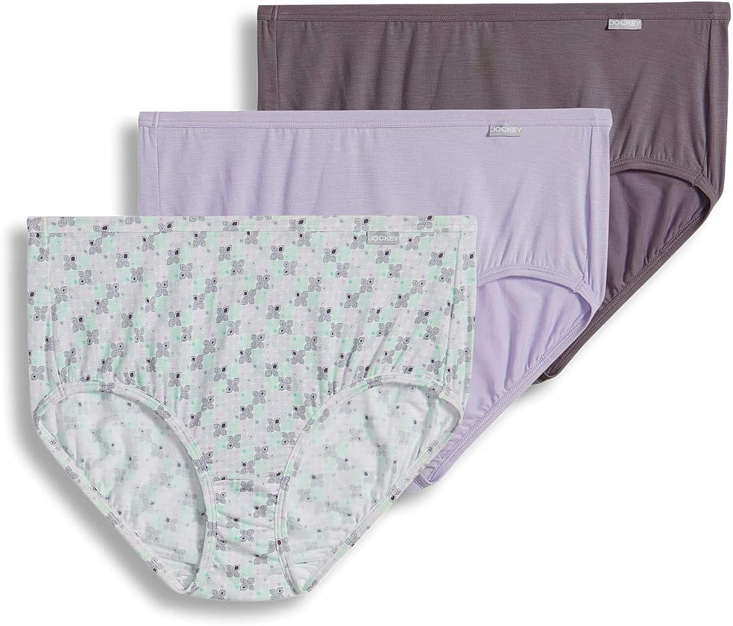 Jockey Women's Underwear Supersoft Brief - 3 Pack at  Women’s Clothing store: Briefs Underwear