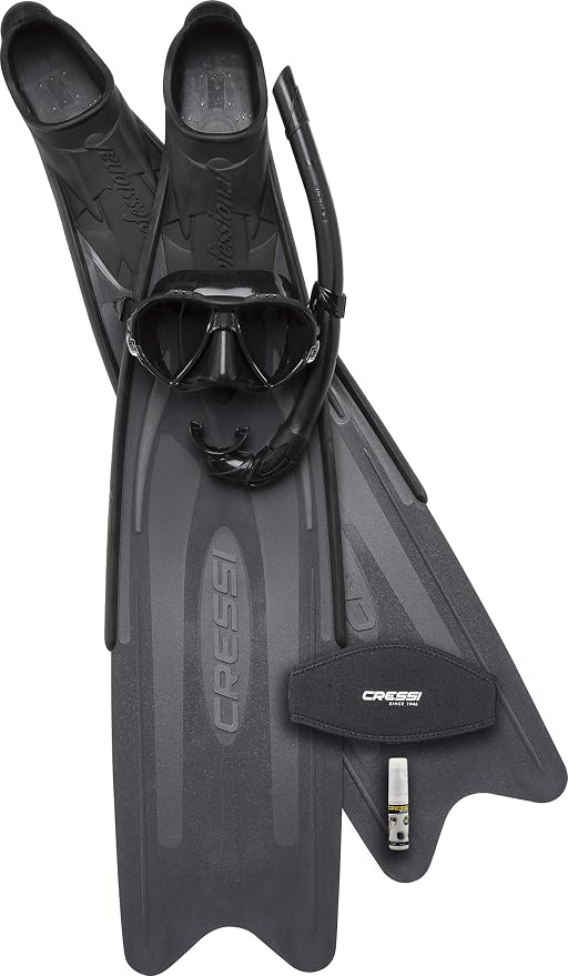 Cressi Adult High-Level Free Diving Equipment - Gara Professional Set 2.0 Made in Italy