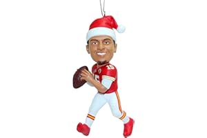 FOCO - Kansas City Chiefs 4" Elf Player Resin Xmas Christmas Tree Ornament - Patrick Mahomes