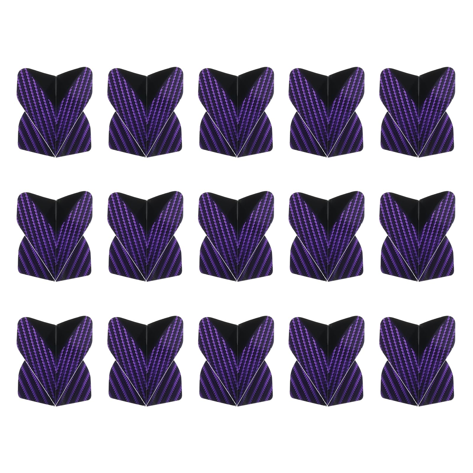 PATIKIL Extra Thick Standard Dart Flights, 30 Pack Durable Flights for Enhanced Performance, Spotted Pattern, Purple