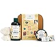 The Body Shop Soothe & Smooth Almond Milk Essentials Gift Set – Hydrating & Moisturizing Vegan Skincare Treats for Dry and Sensitive Skin – 4 Items