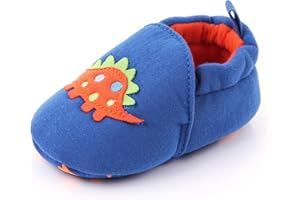 Anproity Newborn Slippers Infant Baby Boys Girls First Walkers Shoes Comfortable Soft Soles Slip-Resistant Crib Sock Shoes House Indoor