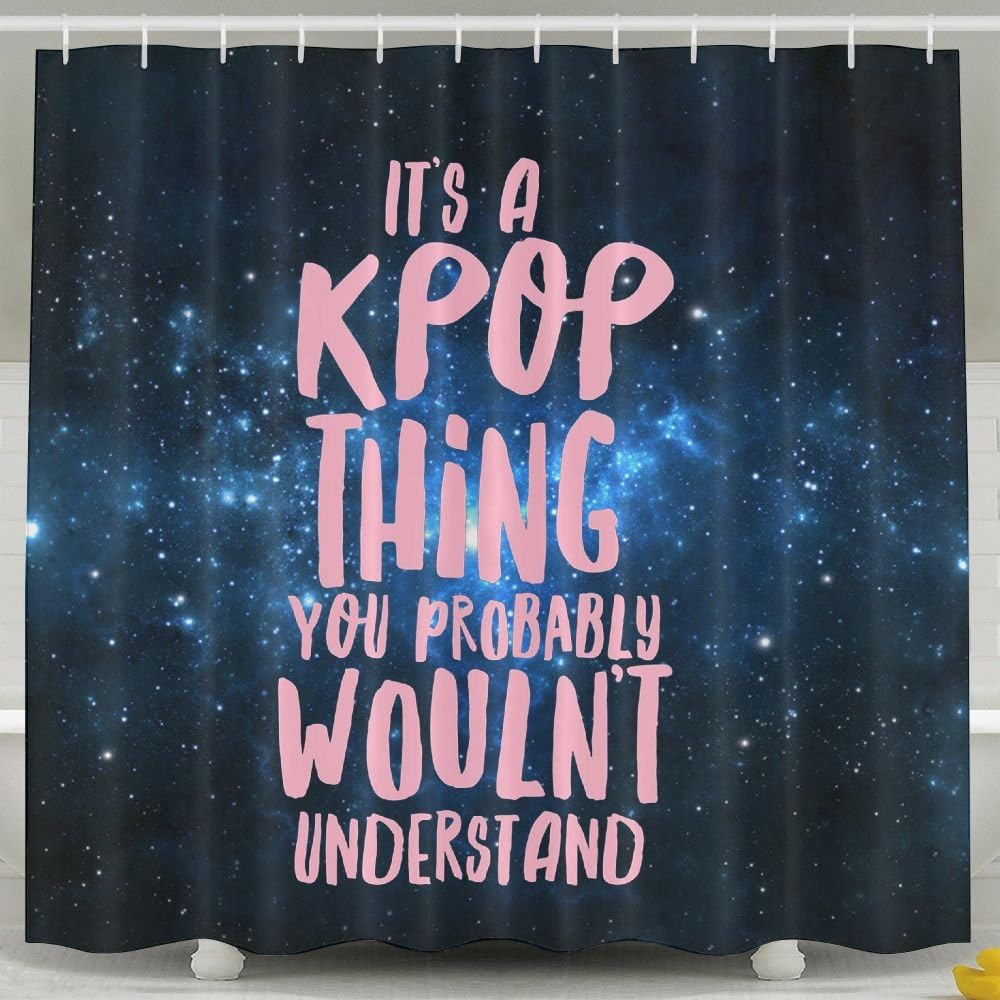 HUANGLING It's A KPOP Thing Shower Curtain 60x72inch