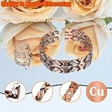 Vicmag Copper Magnetic Bracelet for Women Crystal Design 3500 Gauss Gift Box view 4