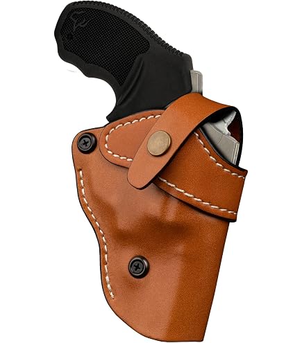 Rght Hand Leather OWB Belt Holster for 1st Gen S&W Bodyguard 380 + CT