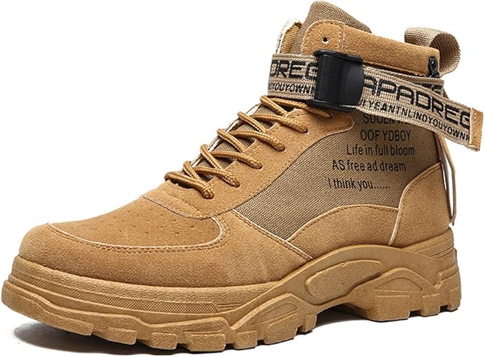 Amazon スフォン 6cm 8cm 10cm身長アップ シークレットシューズ ハイカット スニーカー 背が高くなる マーティンブーツ おしゃれ クッション メンズ 厚底 耐磨耗 スニーカー