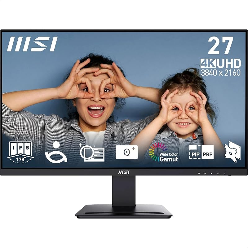 PRO MP273U Monitor 27" UHD, Pannello IPS, 3840 x 2160, PIP/PBP
