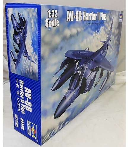 トランペッター 1/32 AV-8B ナイトアタック・ハリアー2 プラモデル wyw801m Amazon.com: Trumpeter 1/32 AV8B Harrier II Night Attack