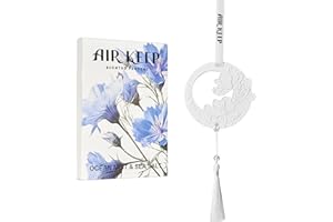Airkeep Car Air Freshener - Air Fresheners for Home Car/Long Lasting Scent for Auto or Home/Ocean Mist&Sea Salt/Scented Ceramic for Car, Drawers and Closets
