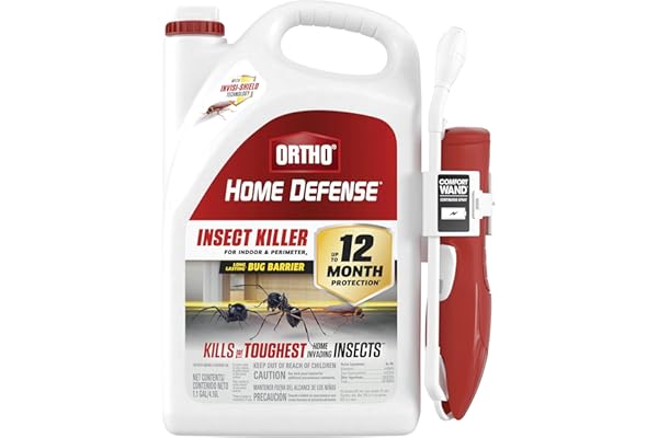 Ortho Home Defense Insect Killer for Indoor & Perimeter2 with Comfort Wand, Controls Ants, Roaches, and Spiders, 1.1 gal., 1 Pack