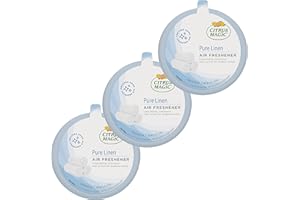 Citrus Magic Odor Absorbing Solid Air Freshener, Pure Linen, 8-Ounce, Pack of 3