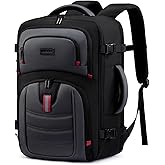 LOVEVOOK 40L Travel Backpack for Men, Airline Approved Carry On Luggage with 3 Packing Cubes, TSA Overnight Bags, Waterproof Personal Item Bag, Weekender Essentials Backpacks fits 17.3" Laptop
