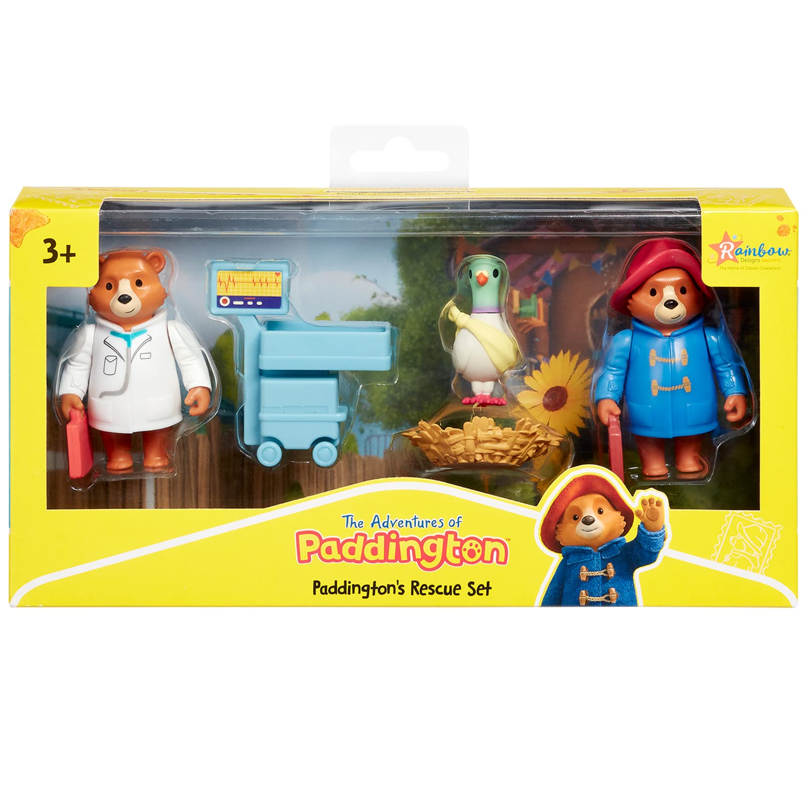 Rainbow Designs Official Paddington Bear Rescue Kit - The Adventures of Paddington Figurines for Kids
