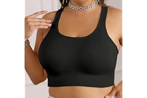High Impact Sports Bra for Women – Seamless High Support Molded Cups, Back Closure, Cross, Workout & Running Yoga Bra