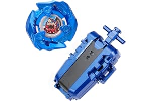 DEZAWRTY Gyro X Set with Keel Shark Right Spinning Top and String Launcher, Attack Type Blade Starter Pack, Great Toy Gift for Boy Kid 6+