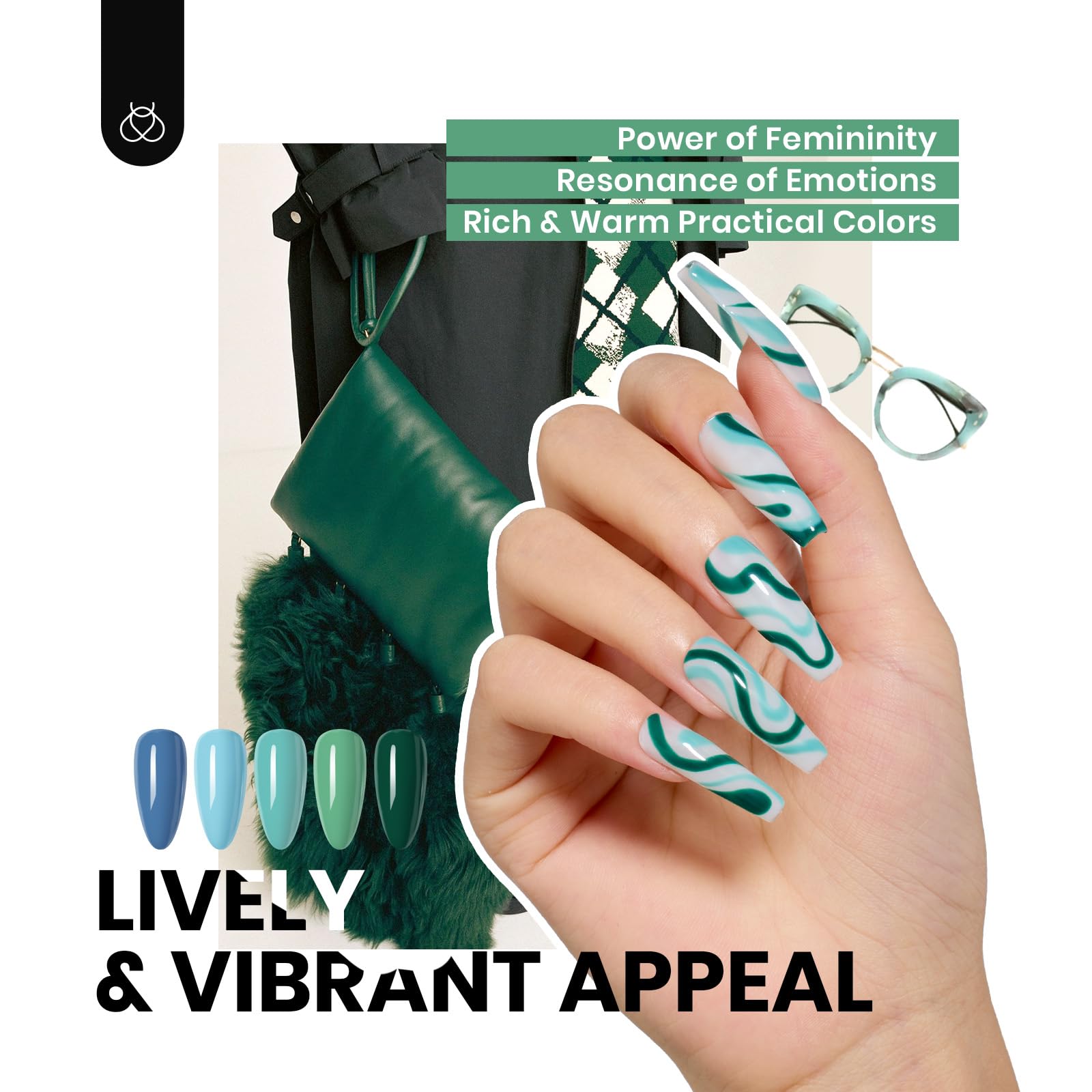 beetles Gel Polish 25 Colors Spring Summer Gel Nail Polish Set Pink Gel Nail Red Nude Brown Purple Burgundy Nail Art with 3Pcs Base Top Coat Urban Rhythm Collection DIY Salon Manicure Gift for Women - Image 4