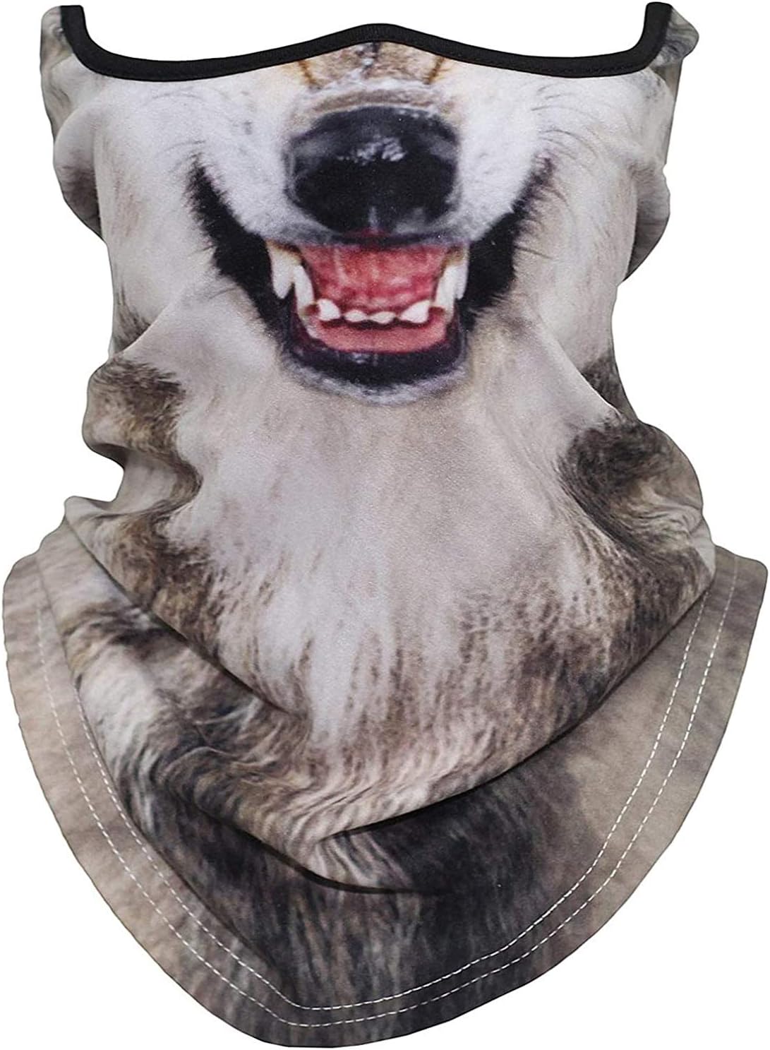 3D Animal Neck Gaiter Balaclava Anti-UV Windproof Face Mask Scarf for Motorcycle Cycling Hiking Ski