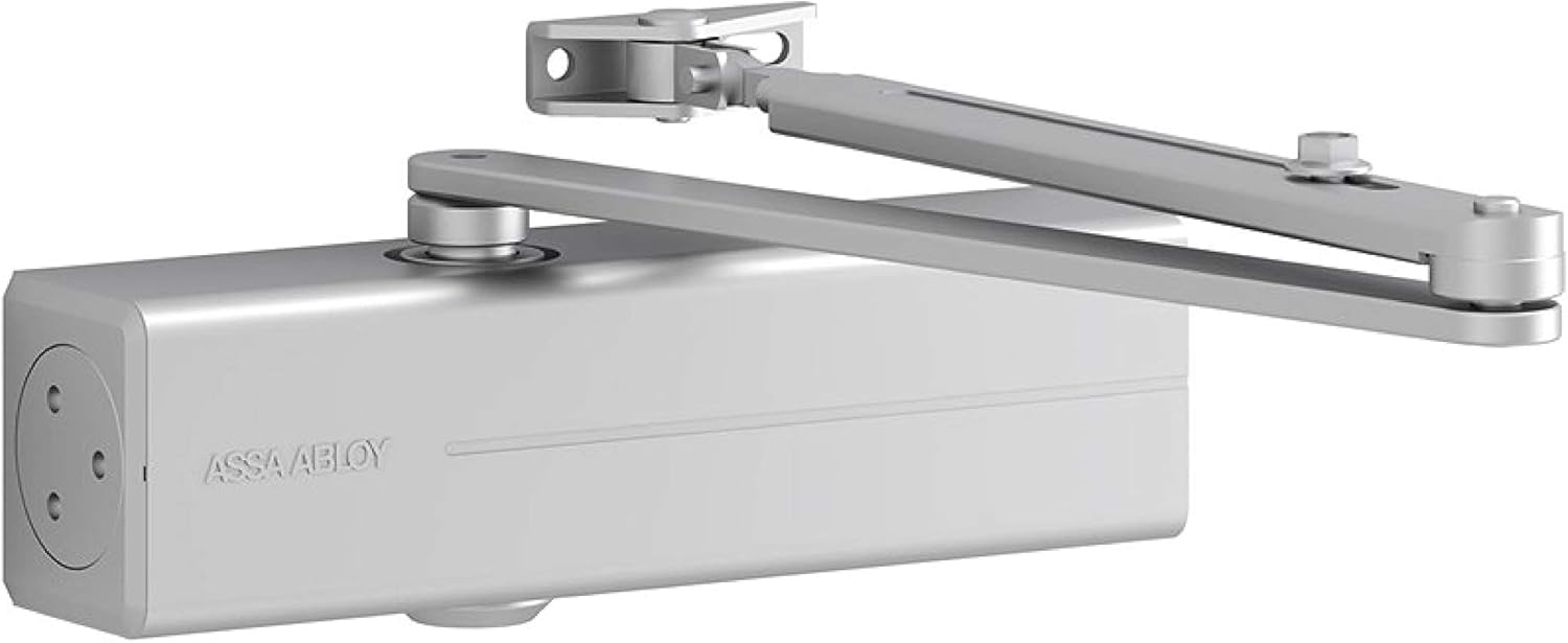 Tesa Assa Abloy DC200DEV1 Articulated Arm Door Closer, Silver BigaMart