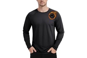 TACVASEN Mens Lightweight Thermal Shirt Fleece Lined Base Layer Long Sleeve Undershirts Crewneck Workout Tops