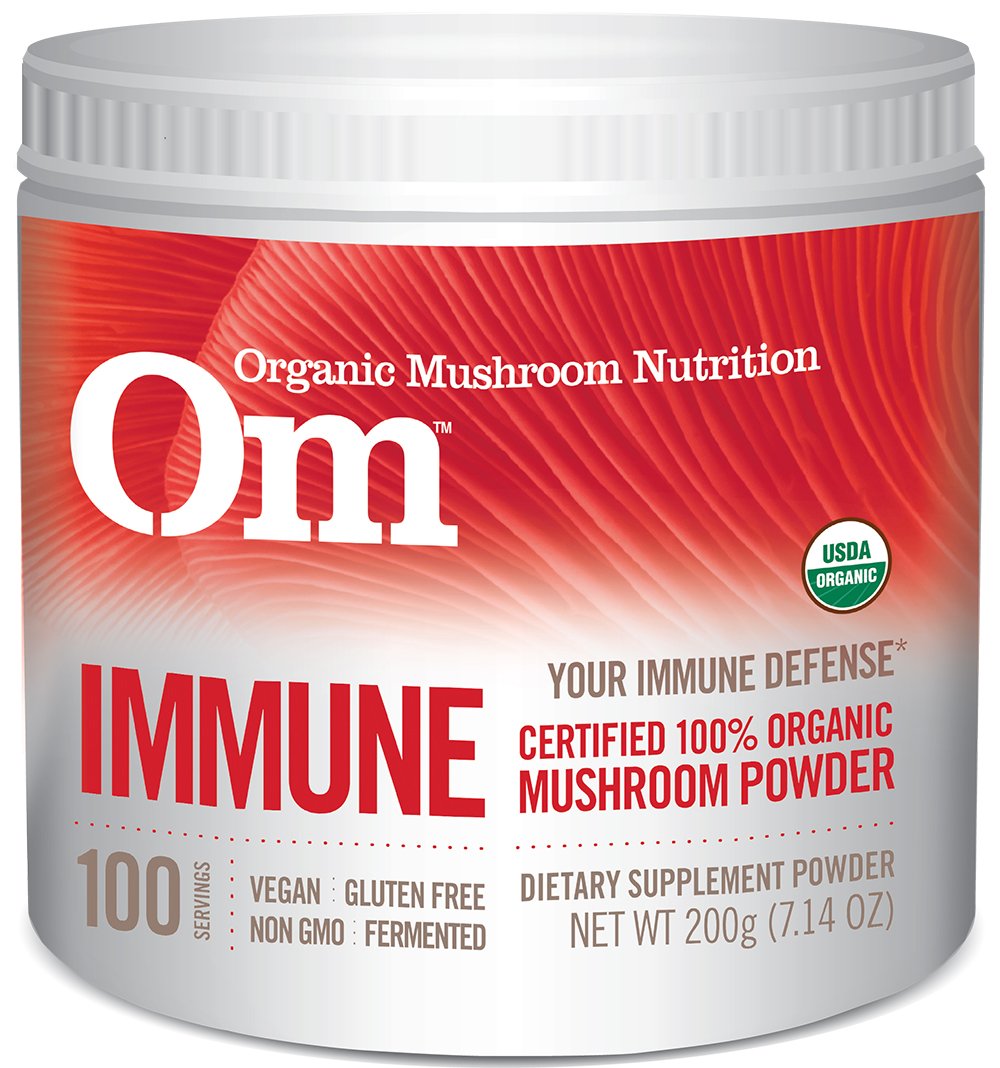 Om Organic Mushroom Supplement, Immune, 200 grams