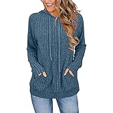JomeDesign Sweaters for Women Long Sleeve Shirts Fashion Hoodies Pullover Sweatshirts Loose Casual Fall Tops
