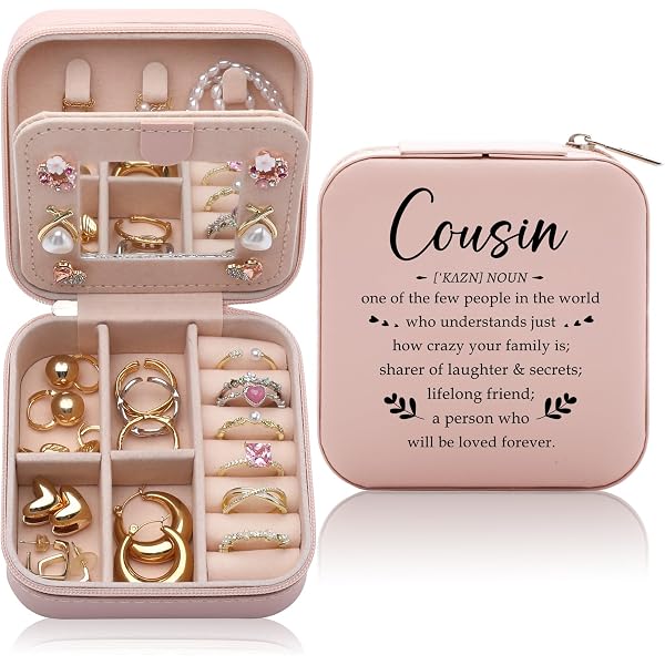 Kivosliviz Cousin Keychain – Engraved 'Cousins Connected Heart To Heart', 316L Stainless Steel, Gift Ready - View #4