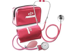 PrimaCare Medical DS-9197-PK Professional Classic Series Manual Adult Size Blood Pressure Kit, Emergency Bp kit with Stethosc