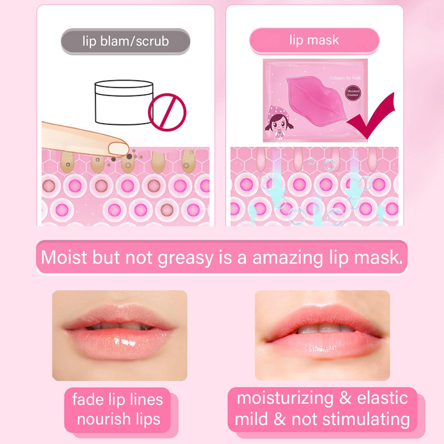 20 Pairs Lip Mask & Eye Mask, Under Eye Patches, Lip Mask Skincare, Bridesmaid Gifts, Bachelorette Party Favors, Bridesmaid Proposal Gifts, Hangover Kit, Bulk Gifts, Cheer Gifts, Bridal Shower Gifts