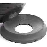 GoSports Fitness Hub 360 Ball Base - Universal Stability Stand for Fitness Balls - Charcoal