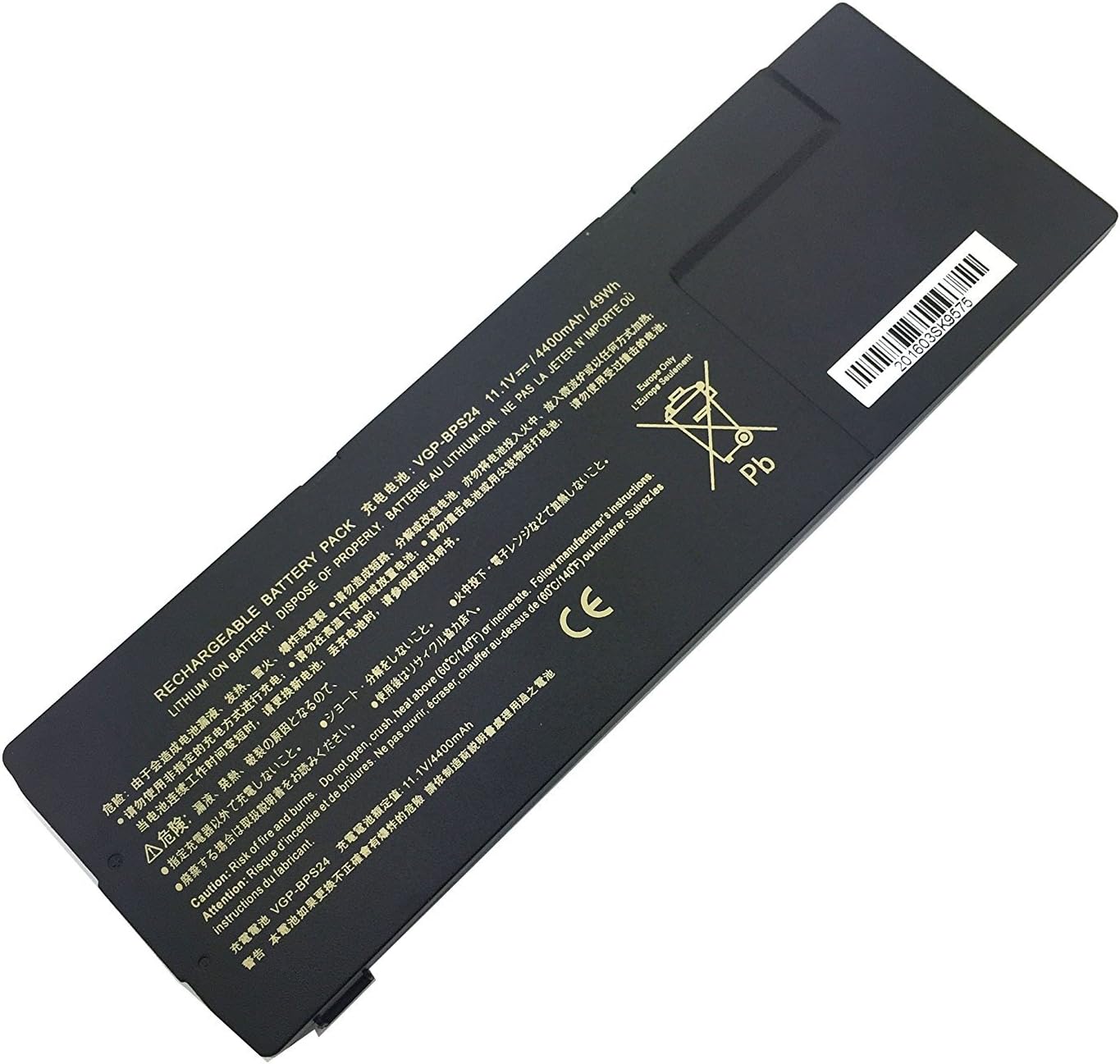 Batterymarket VGP-BPS24 VGP-BPL24 VGP-BPSC24 Laptop Battery Compatible with Sony VAIO SA SB SC SD SE VPCSA VPCSB VPCSC VPCSD VPCSE VPCSA25GL VPCSA3AFX VPCSD-113T PCG-41215T PCG-41217T - 11.1V 4400mAh