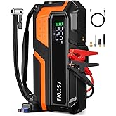 AstroAI M12 Portable Jump Starter with 150PSI Air Compressor, 4000A Car Battery Booster Pack (All Gas &10L Diesel) with 150PS